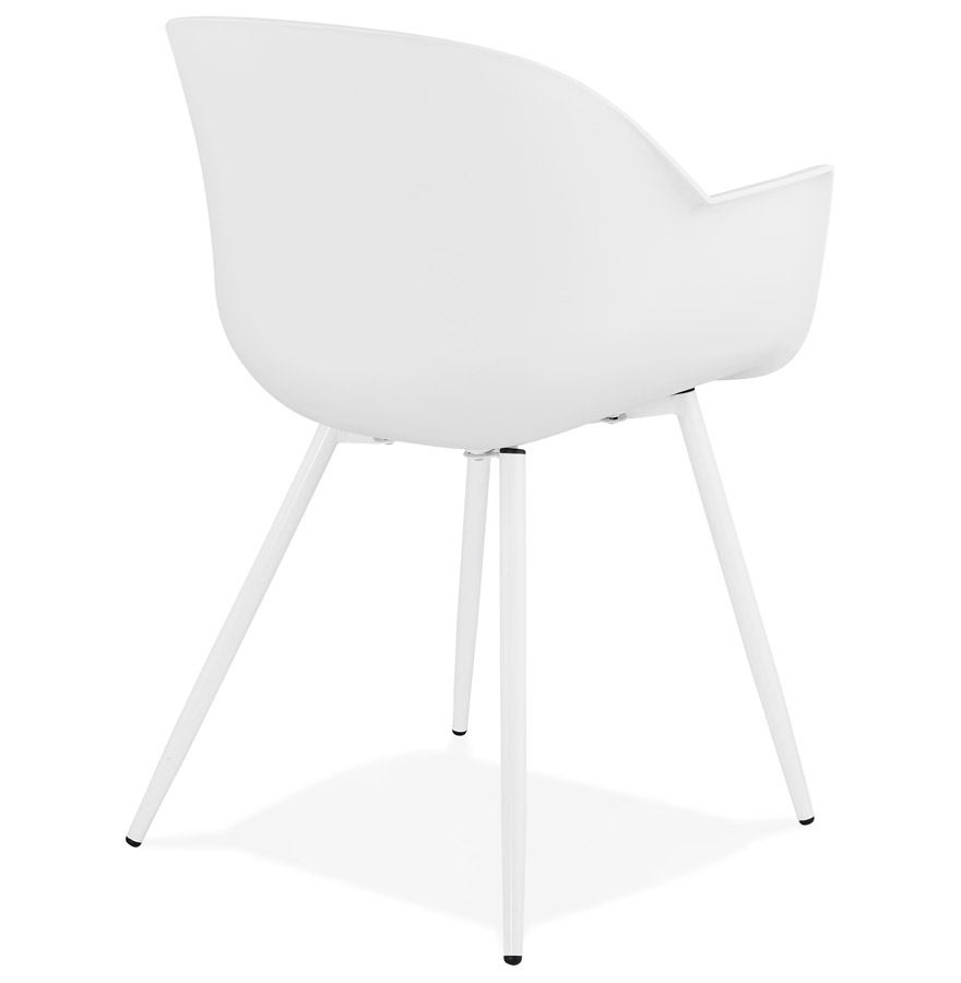 Kokoon Design Designer White 'KELLY' Armrest Chair