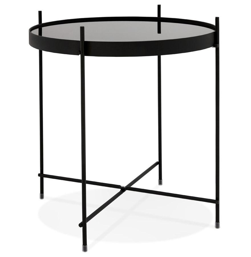 kokoon design Foldable side table 'KOLOS' black