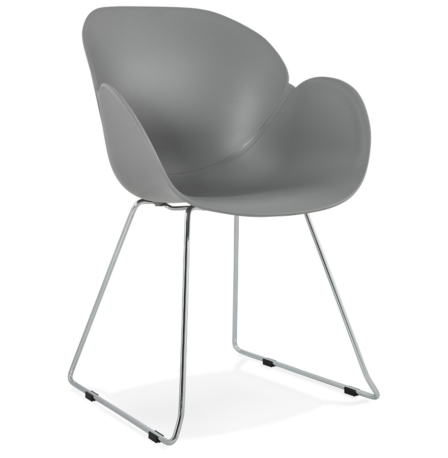 kokoon design Gray 'NEGO' designer chair in plastic