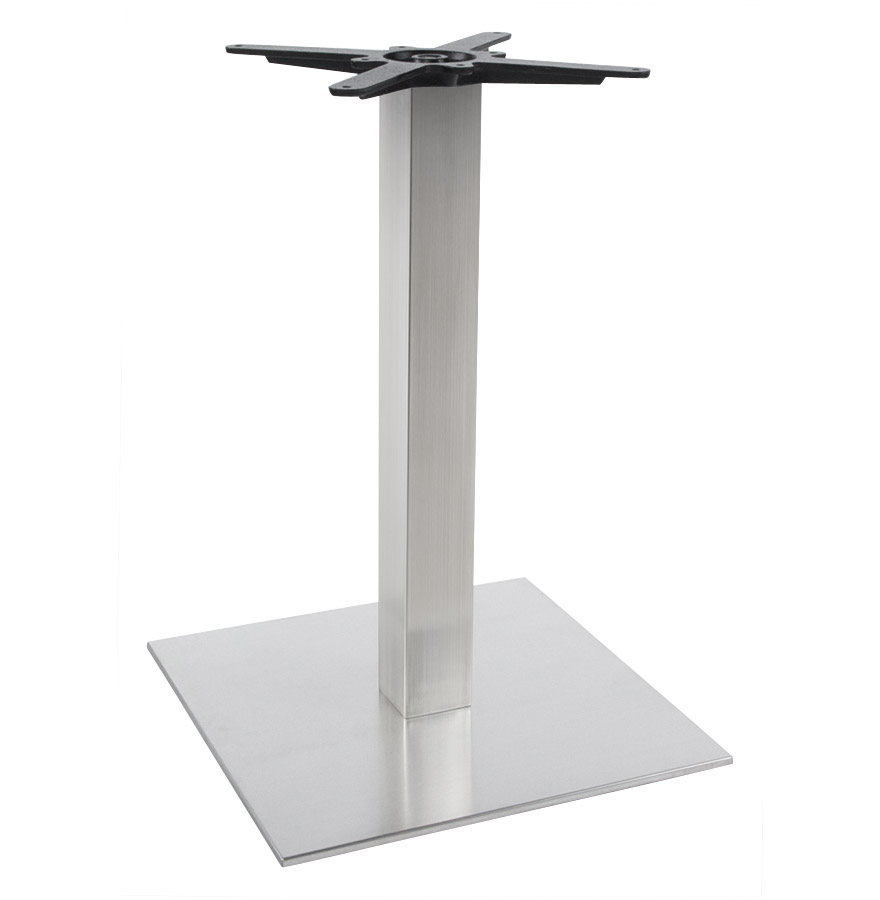 kokoon design KARO' 75 table leg in brushed steel