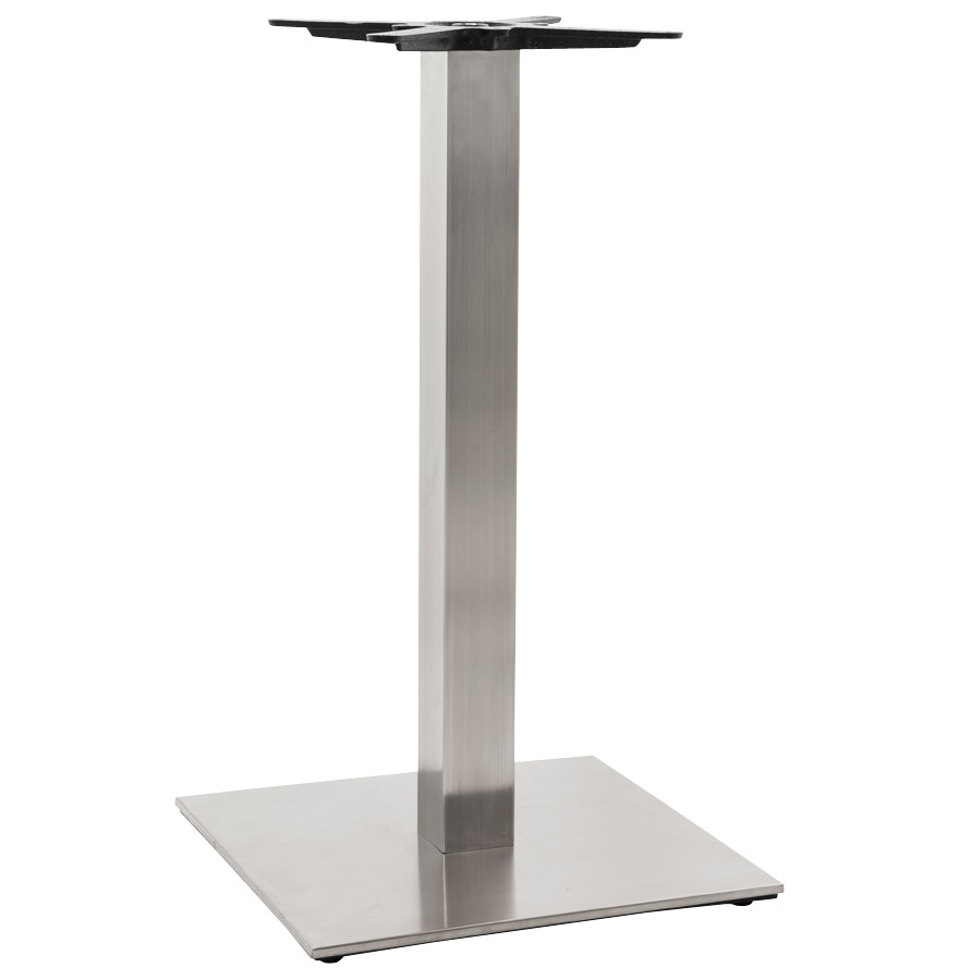 kokoon design KARO' 90 table leg in brushed steel