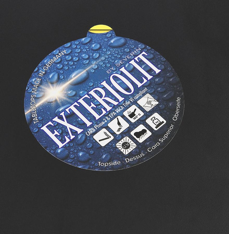 Kokoon Design LIMULE' Round Black Table Top - Ø 68 Cm