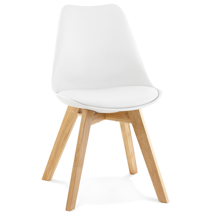 kokoon design Modern white 'TEKI' chair