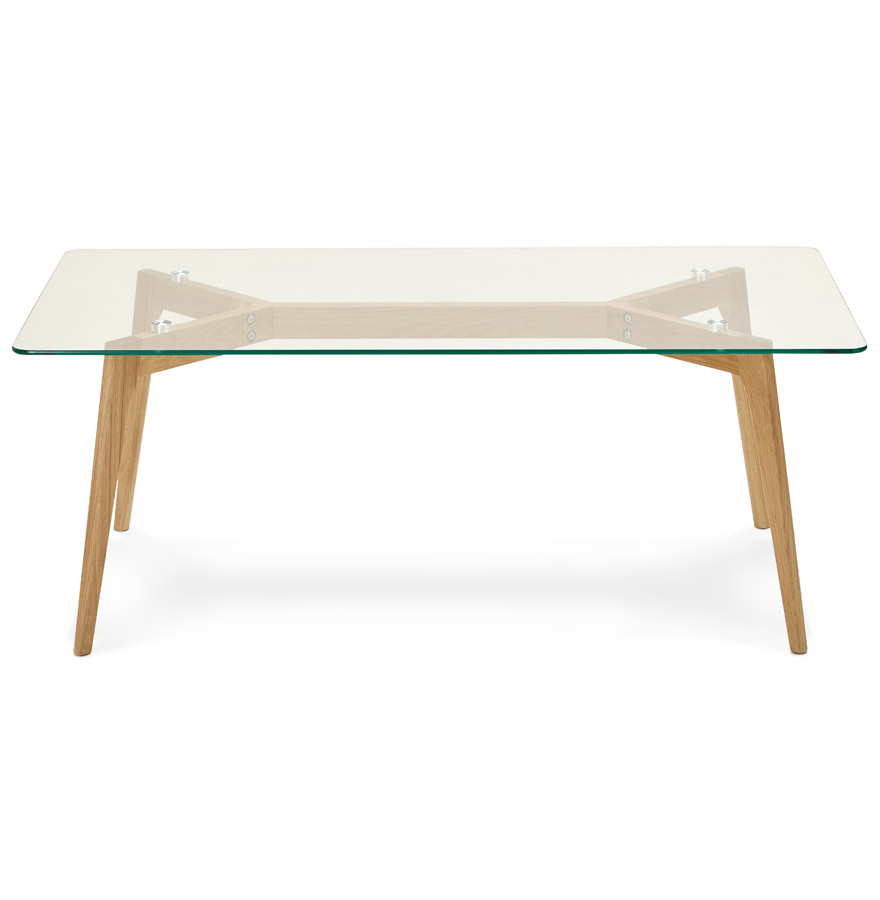 Kokoon Design MOLY' Designer Glass Coffee Table
