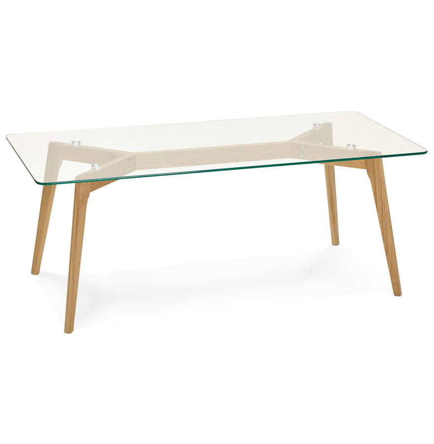 kokoon design MOLY' designer glass coffee table