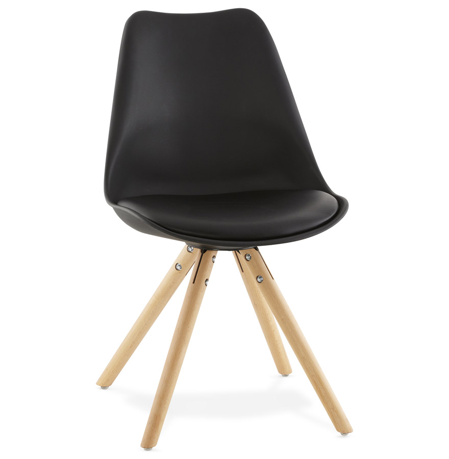 kokoon design Scandinavian chair 'GOUJA' black