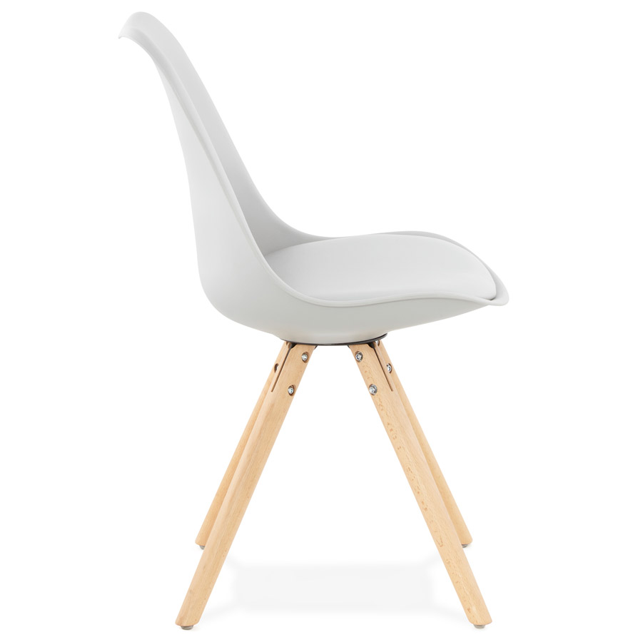 Kokoon Design Scandinavian Chair 'GOUJA' Gray