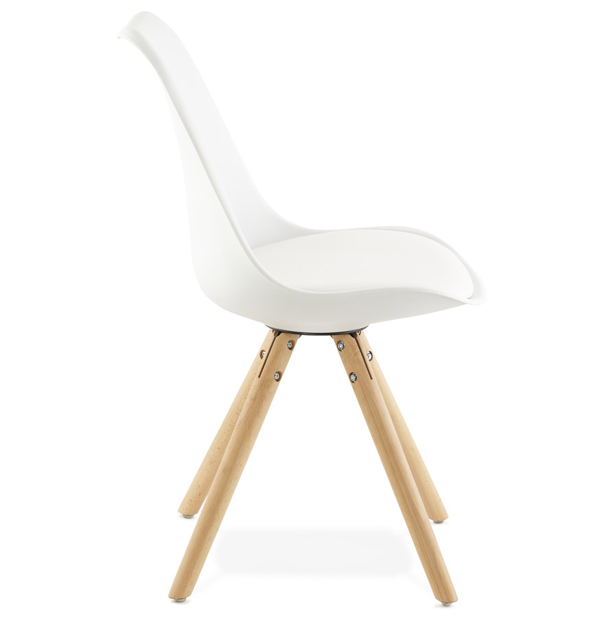 Kokoon Design Scandinavian Chair 'GOUJA' White