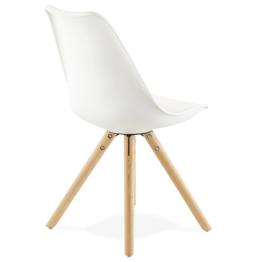 Kokoon Design Scandinavian Chair 'GOUJA' White