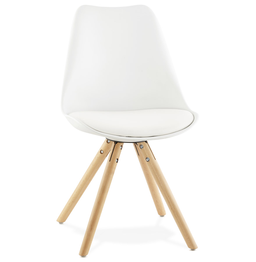 kokoon design Scandinavian chair 'GOUJA' white