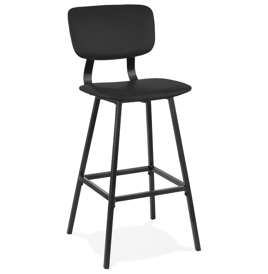 kokoon design Vintage bar stool 'RAPSODY' black kokoon design Vintage bar stool 'RAPSODY' black
