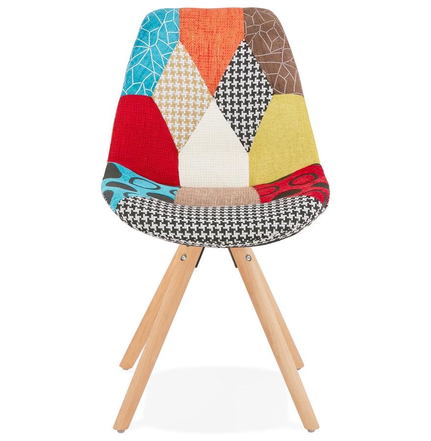Kokoon Design LUCY' Designer Chair In Patchwork Style Fabric