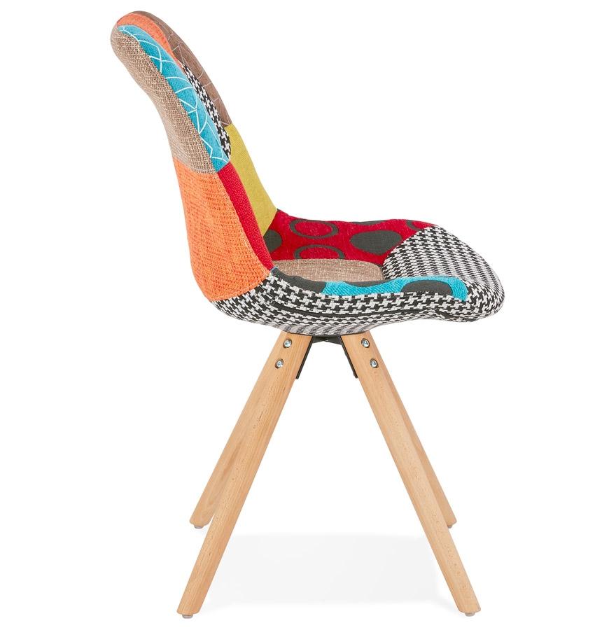 Kokoon Design LUCY' Designer Chair In Patchwork Style Fabric