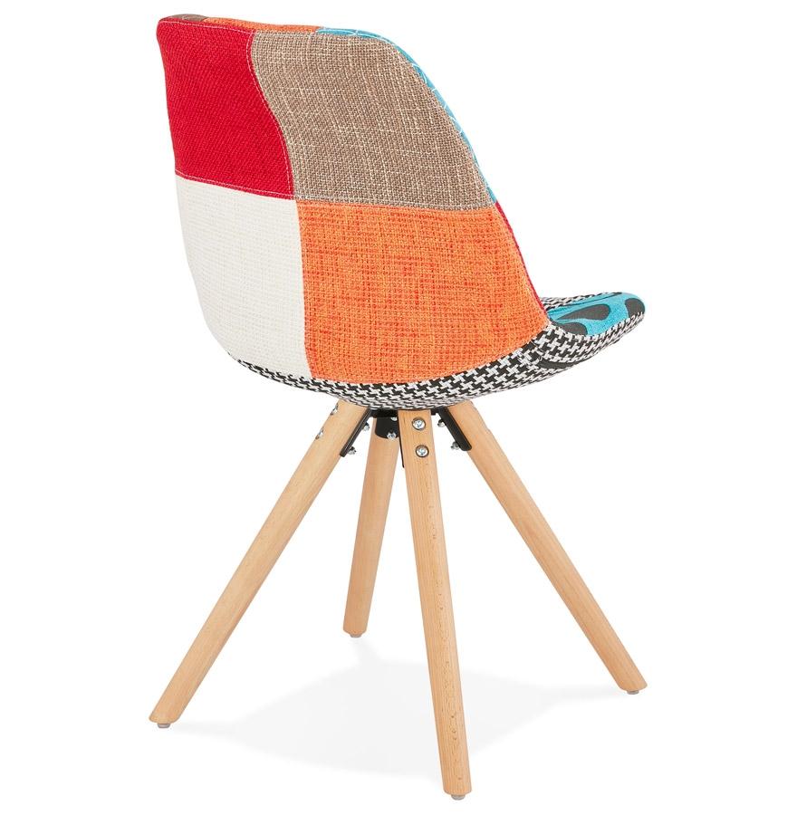 Kokoon Design LUCY' Designer Chair In Patchwork Style Fabric