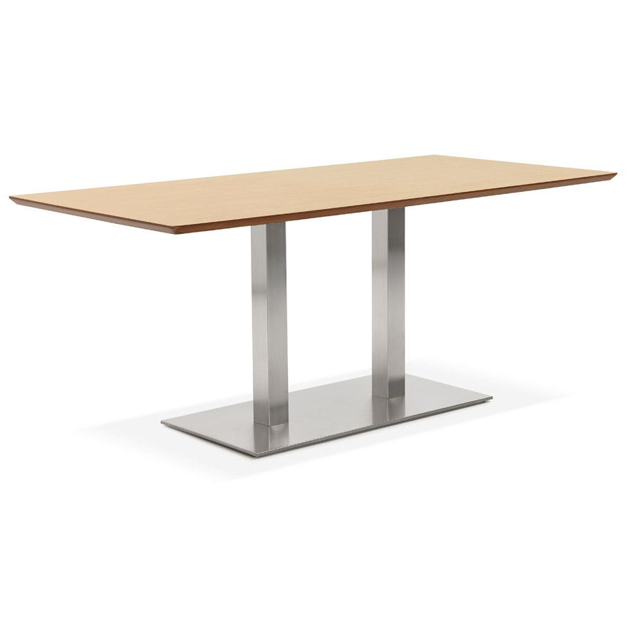 Kokoon Design MAMBO' Design Table / Desk In Natural Finish Wood - 180x90 Cm