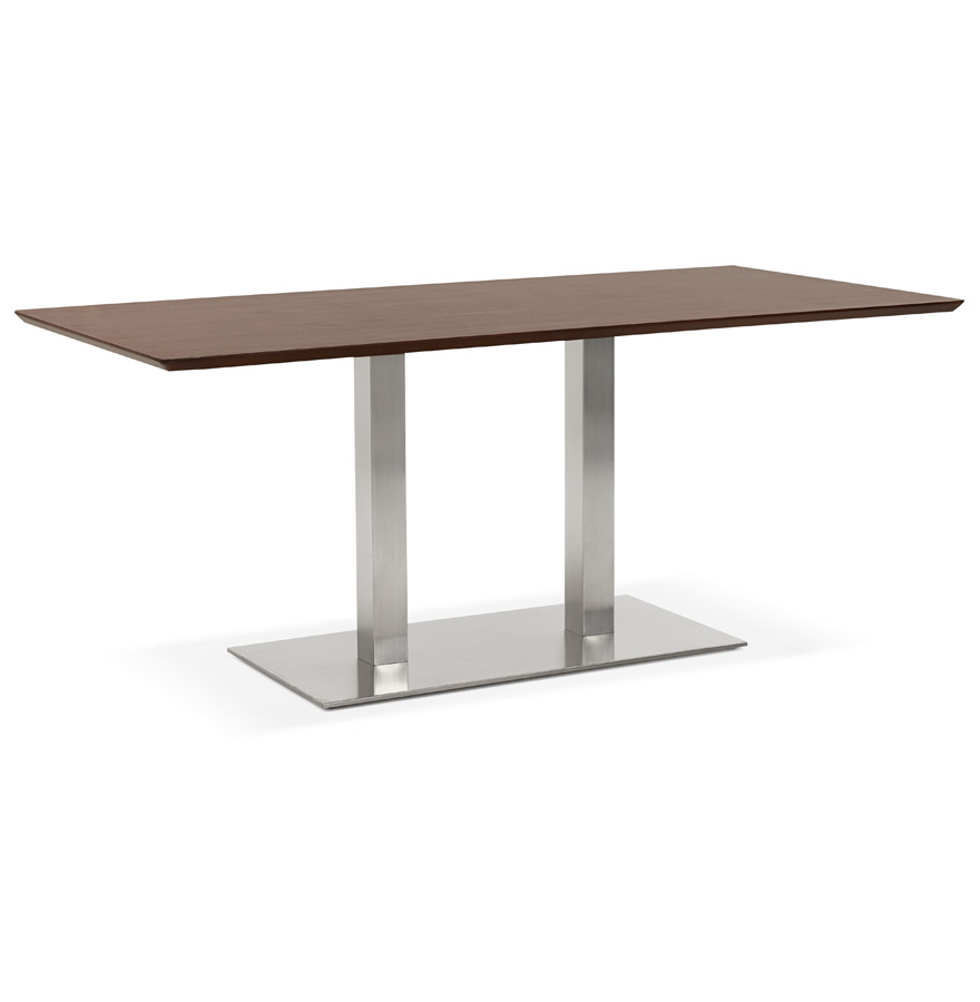 kokoon design MAMBO' designer table / desk in Walnut finish wood - 180x90 cm