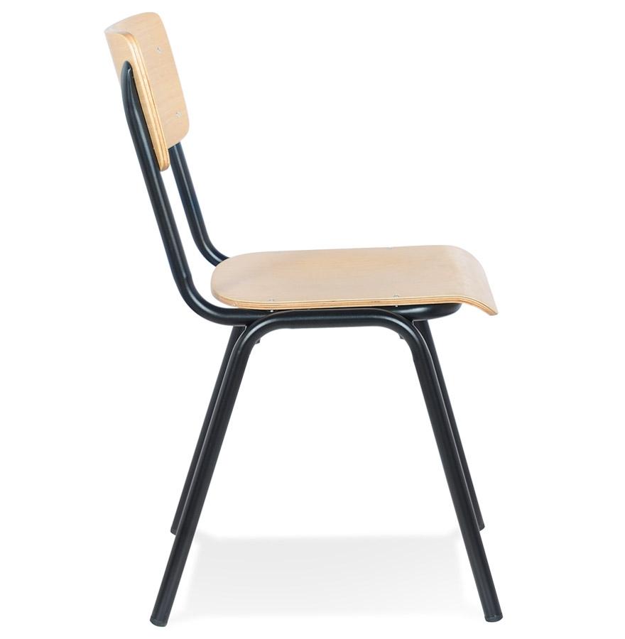 Kokoon Design MASTER' School Style Chair In Classic Natural Finish