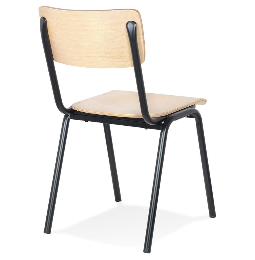 Kokoon Design MASTER' School Style Chair In Classic Natural Finish
