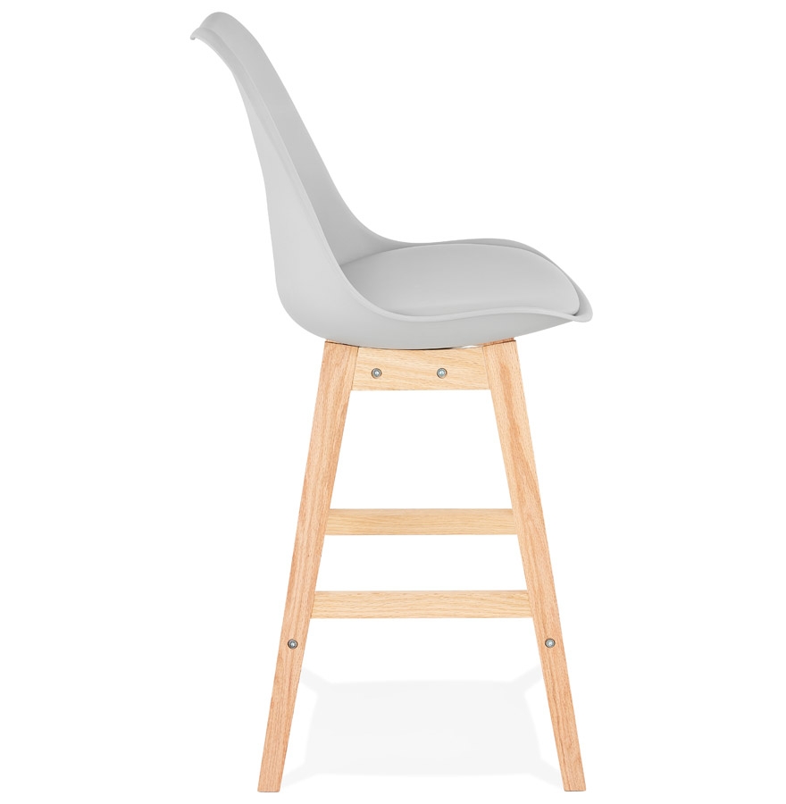 Kokoon Design Mid-height Snack Stool 'CAMILA MINI' Gray Scandinavian Style