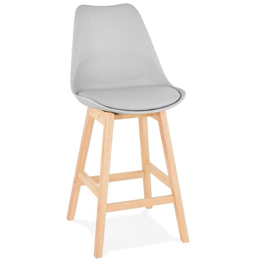 kokoon design Mid-height snack stool 'CAMILA MINI' gray Scandinavian style