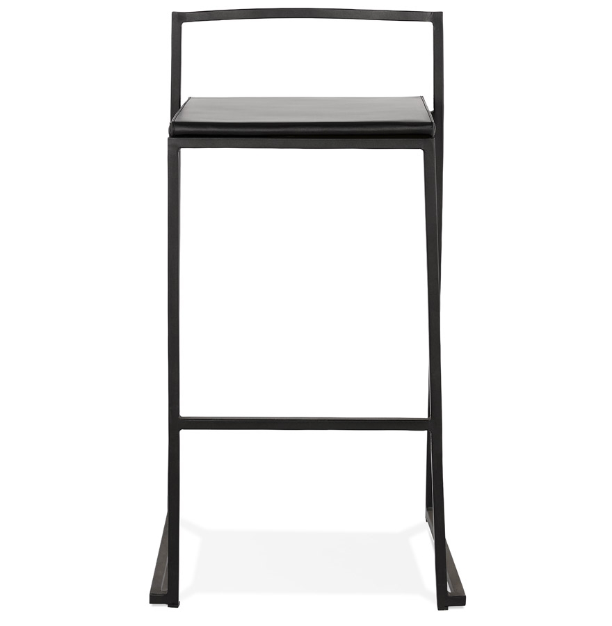 Kokoon Design Mid-height Snack Stool 'CASA MINI' Black With Stackable Industrial Design
