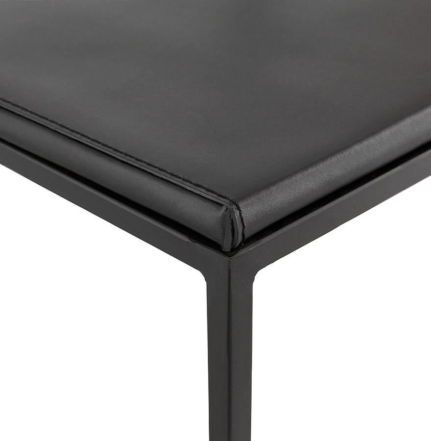 Kokoon Design Mid-height Snack Stool 'CASA MINI' Black With Stackable Industrial Design