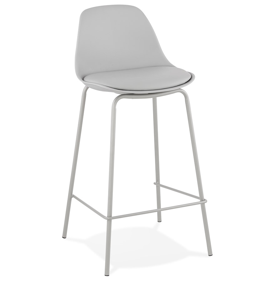kokoon design Mid-height snack stool 'COOKIE MINI' gray industrial style