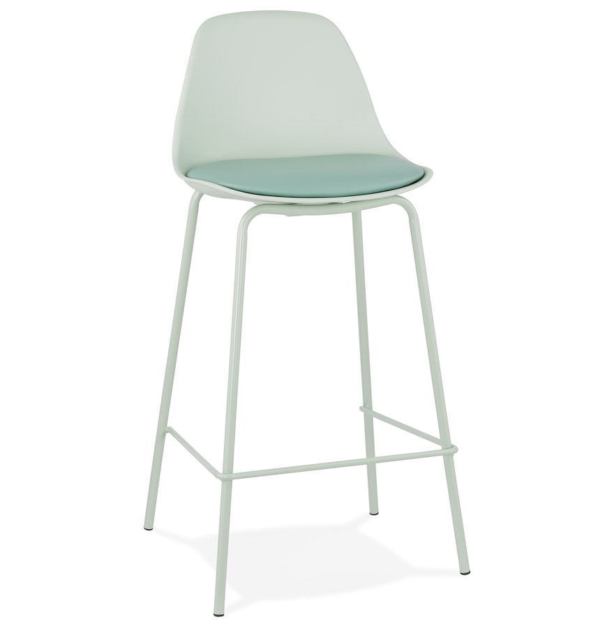 kokoon design Mid-height snack stool 'COOKIE MINI' light green industrial style