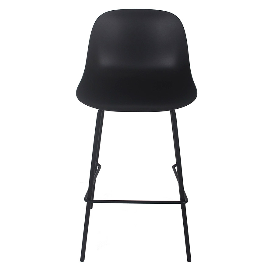 Kokoon Design Mid-height Snack Stool 'GRANO MINI' Black Indoor/outdoor