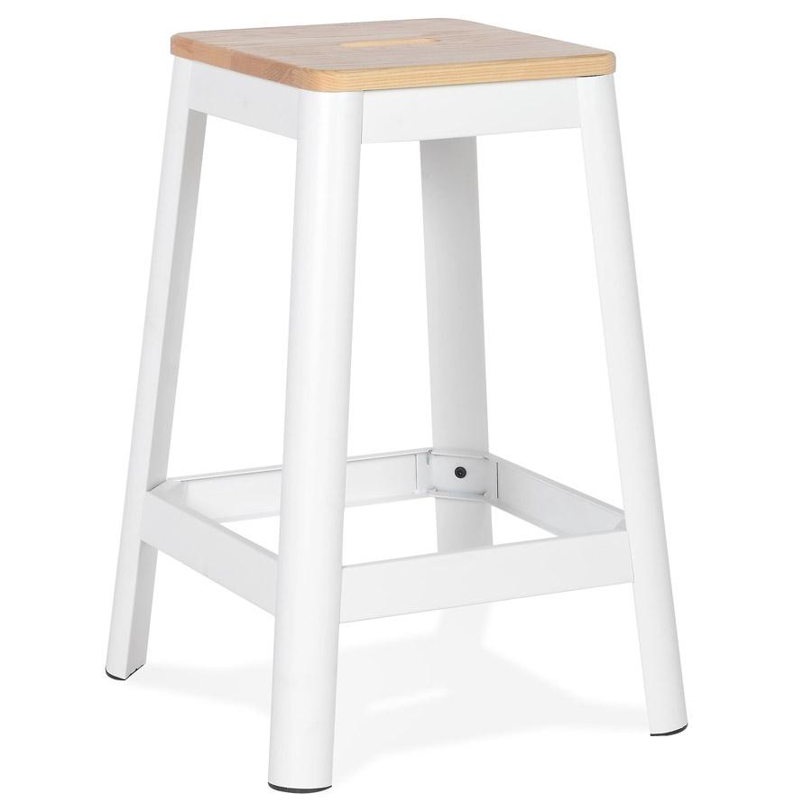 kokoon design Mid-height snack stool 'LIDYA MINI' white industrial style kokoon design Mid-height snack stool 'LIDYA MINI' white industrial style