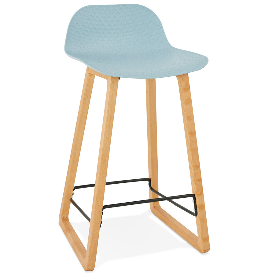 kokoon design Mid-height snack stool 'MAKI MINI' blue Scandinavian style
