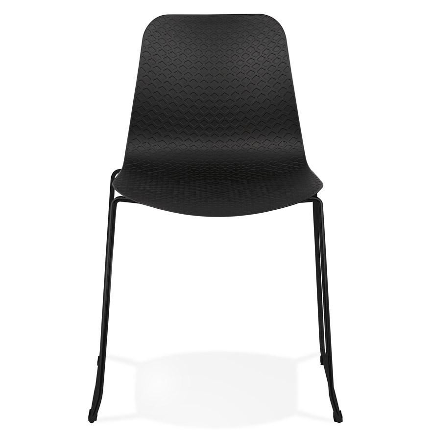 Kokoon Design Modern Black 'EXPO' Chair With Black Metal Legs