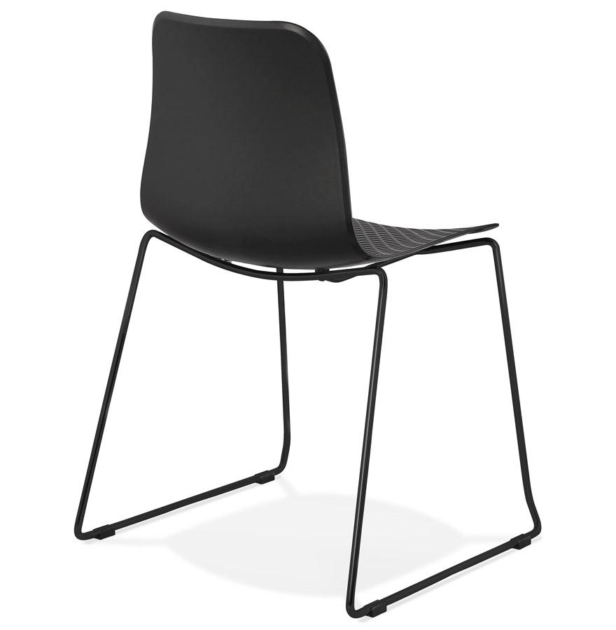 Kokoon Design Modern Black 'EXPO' Chair With Black Metal Legs