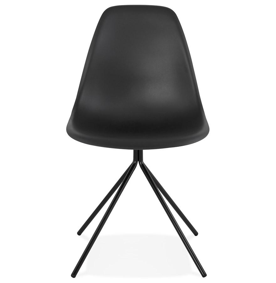 Kokoon Design Modern Black 'LORY' Chair With Metal Base