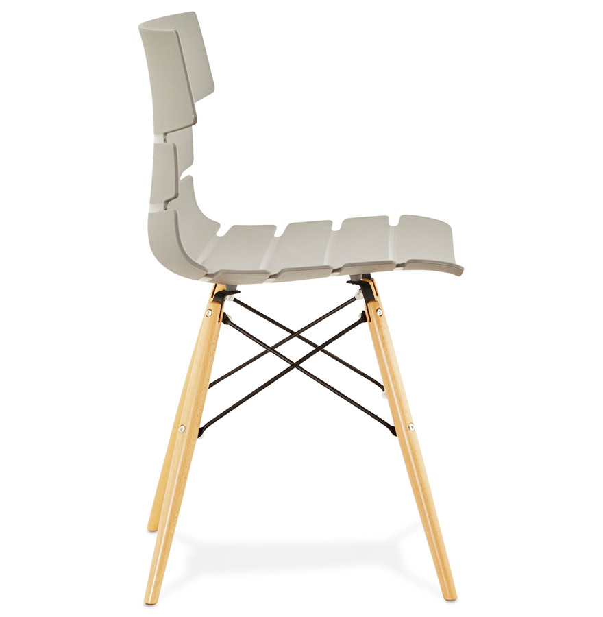 Kokoon Design Modern Gray 'SOFY' Chair In Scandinavian Style