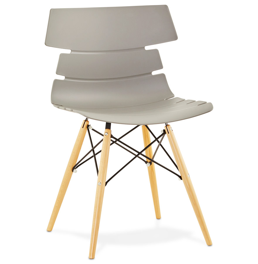 kokoon design Modern gray 'SOFY' chair in Scandinavian style
