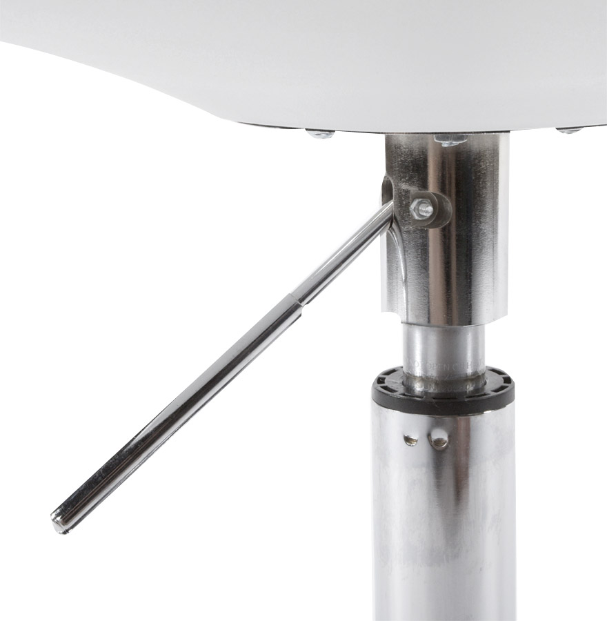 Kokoon Design Modern Swivel Chair 'QUEEN' Adjustable White And Red