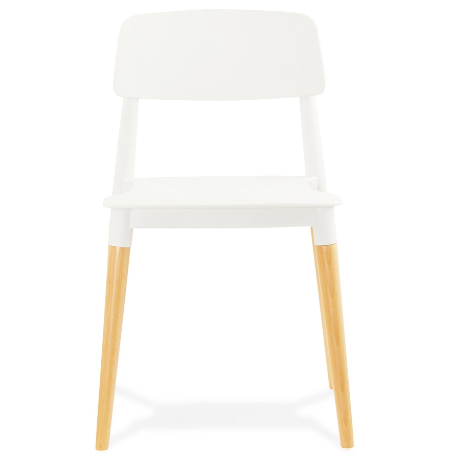 Kokoon Design Modern White 'TRENDY' Chair In Scandinavian Style