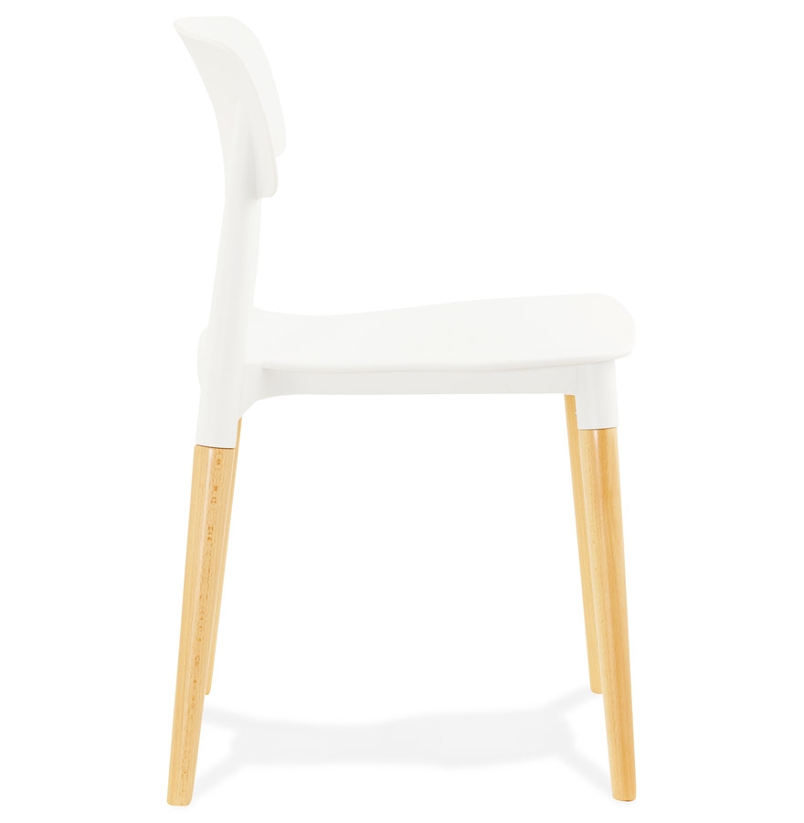 Kokoon Design Modern White 'TRENDY' Chair In Scandinavian Style