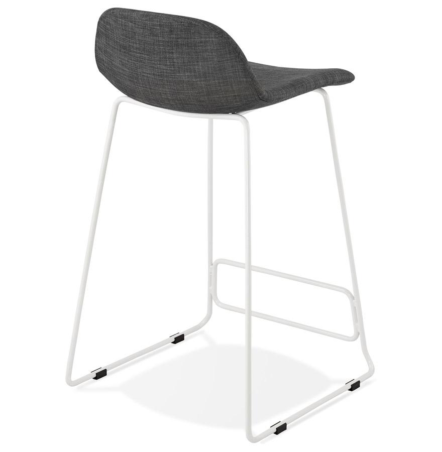 Kokoon Design MOSKOW MINI' Mid-height Snack Stool With White Metal Legs