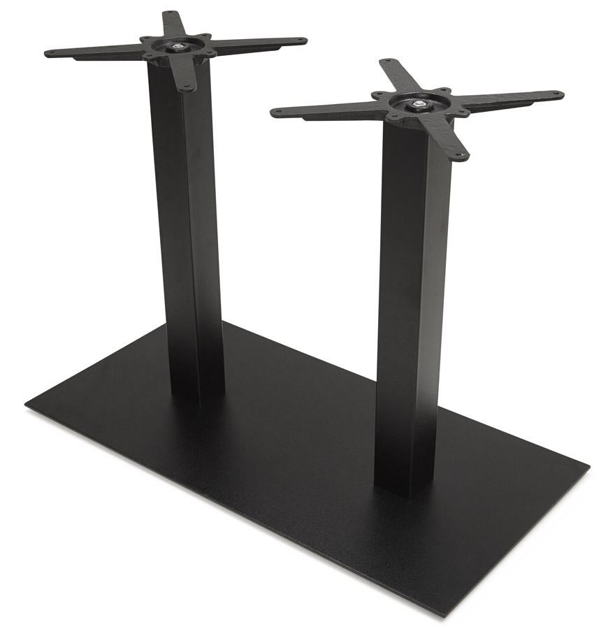 Kokoon Design NERO DOUBLE' 75 Table Leg In Black Painted Metal