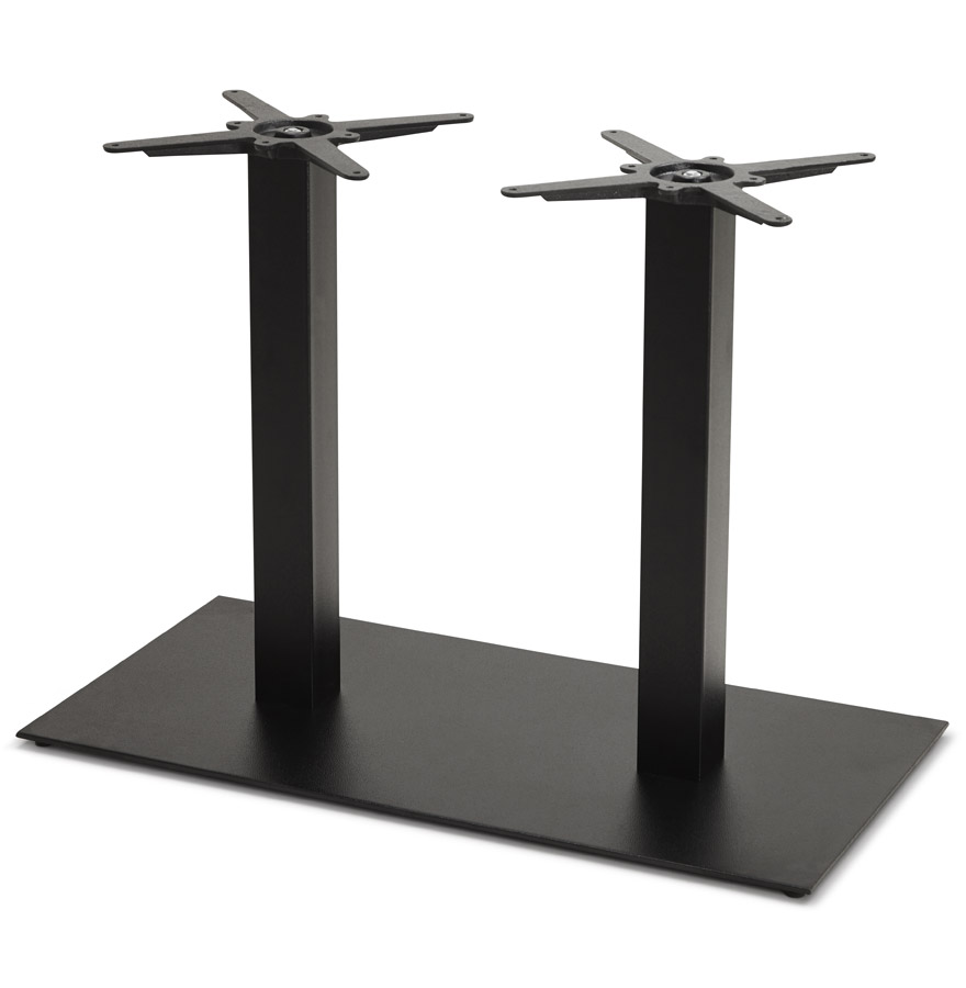 kokoon design NERO DOUBLE' 75 table leg in black painted metal