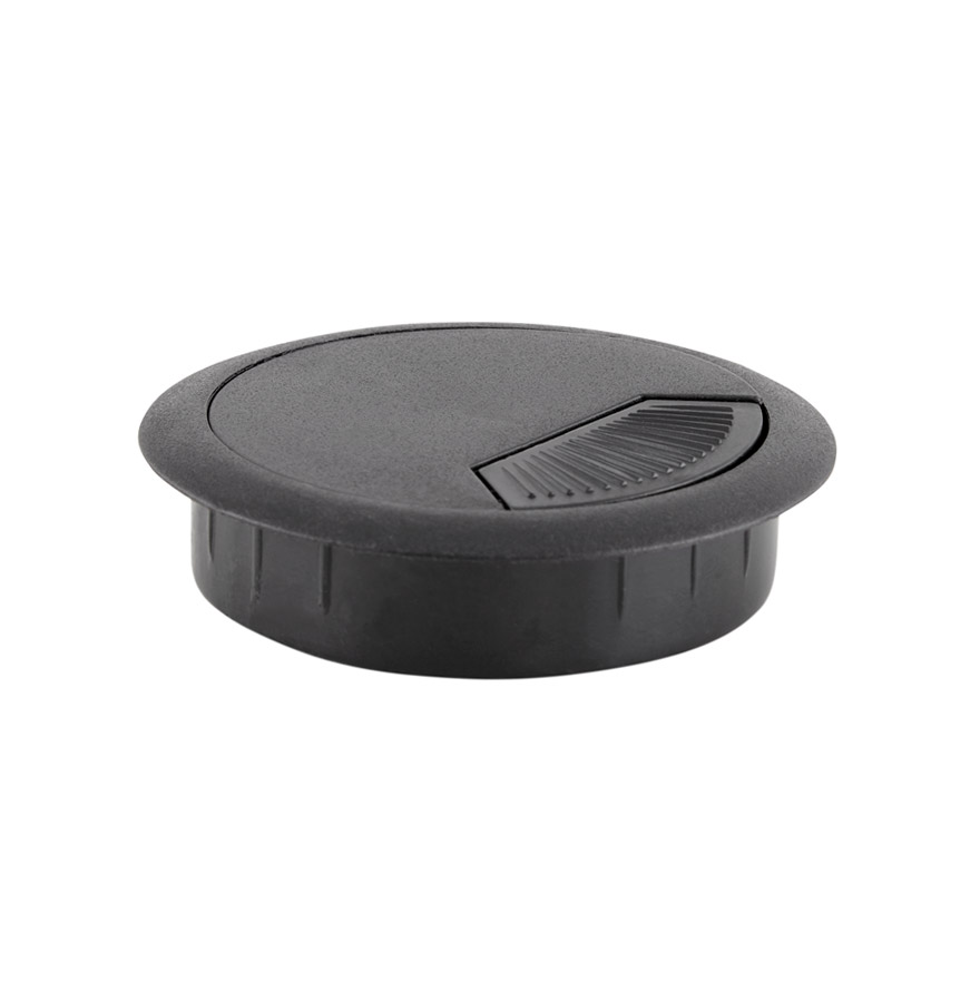 kokoon design ORGA' cable grommets in black plastic for desks