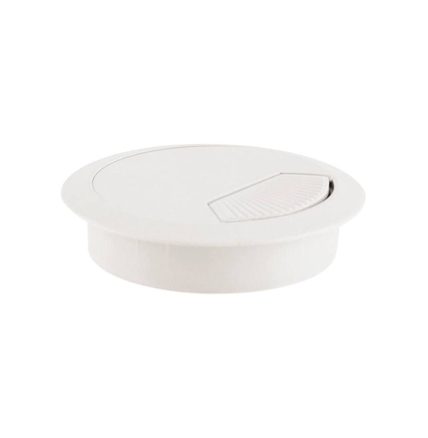 kokoon design ORGA' cable grommets in off-white plastic for desks