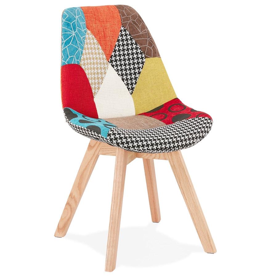 kokoon design PATCHY' designer chair in patchwork style fabric