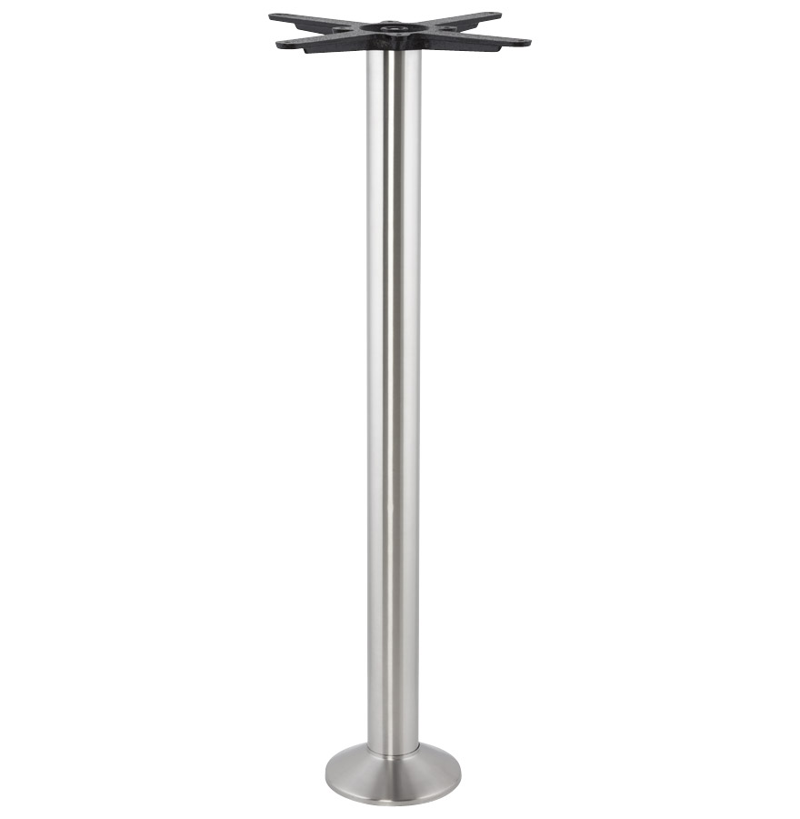 Kokoon Design PIKET' Table Leg 110 Cm In Brushed Metal With Round Base