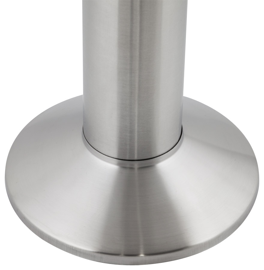 Kokoon Design PIKET' Table Leg 110 Cm In Brushed Metal With Round Base