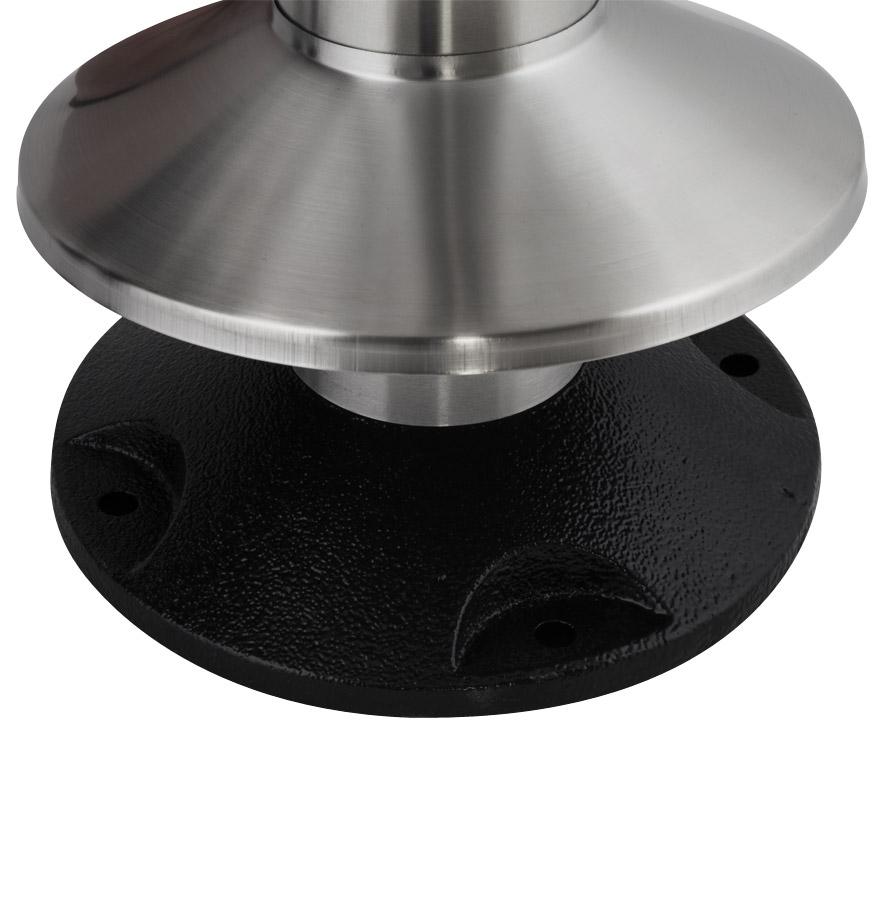 Kokoon Design PIKET' Table Leg 110 Cm In Brushed Metal With Round Base