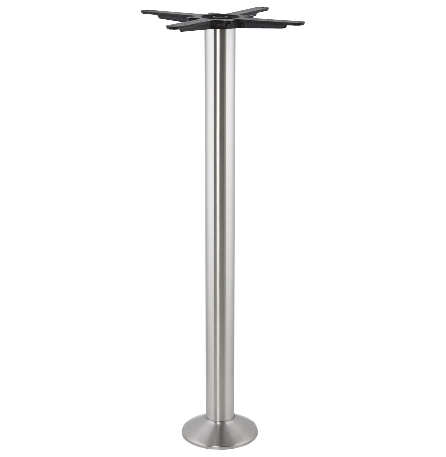 kokoon design PIKET' table leg 110 cm in brushed metal with round base
