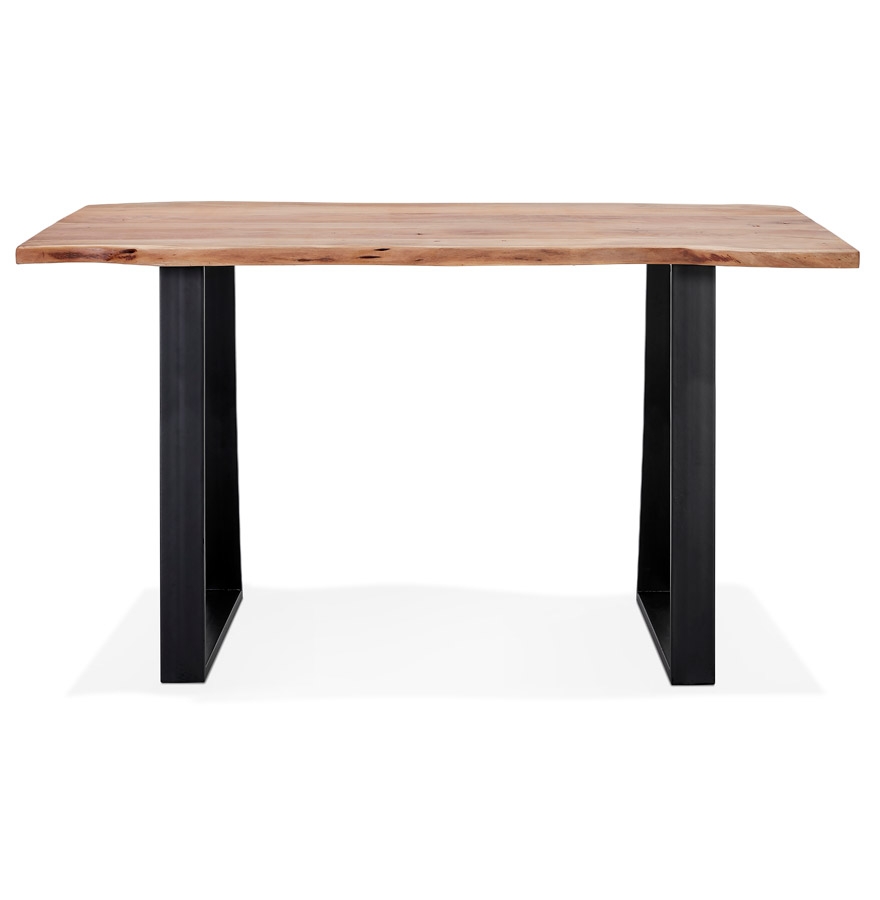 Kokoon Design RAFA' High Bar Table In Solid Wood And Metal - 160x90 Cm